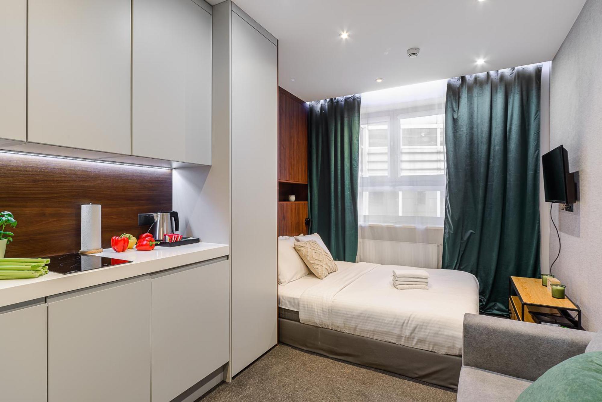 Lumina Design With Beautiful View Apartment Warsaw